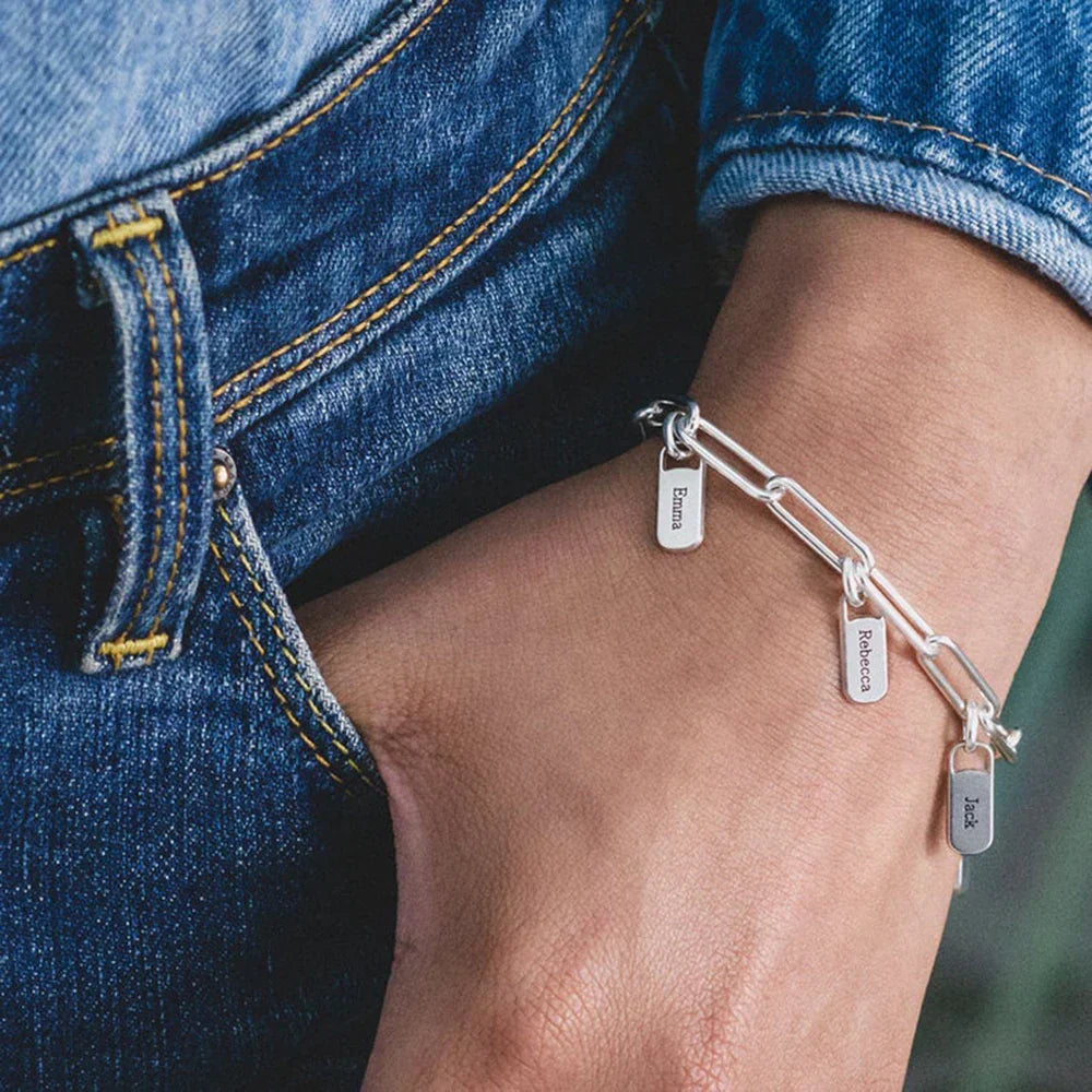 Pulseira Personalizada 'Laços de Familia'